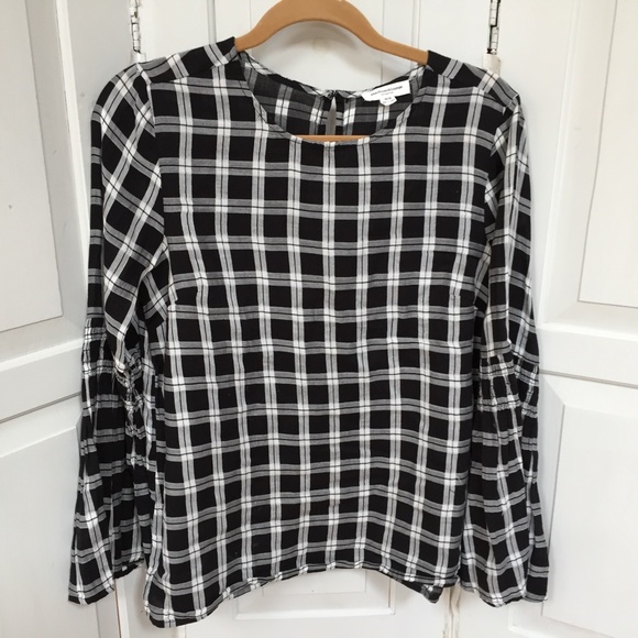 Beach Lunch Lounge Black & White Plaid Tunic - Picture 2 of 16